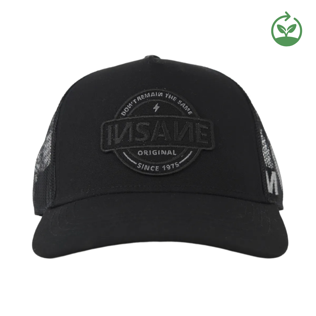 GORRA INSANE TRUCKER ORIGINAL TOTAL BLACK