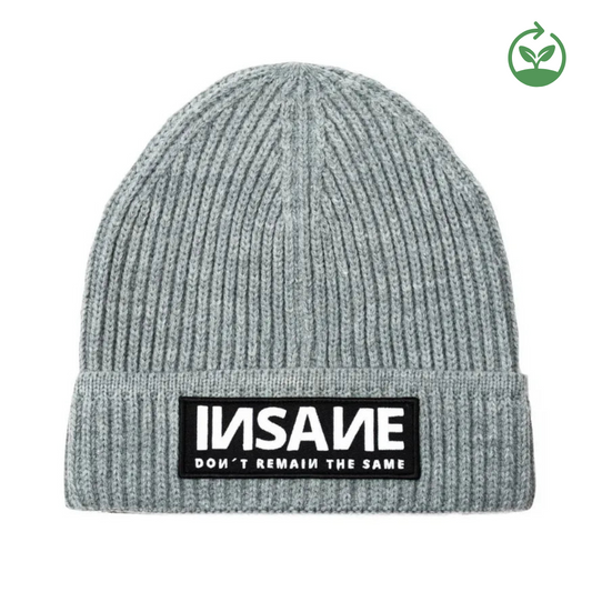 GREY PATCH BEANIE INSANE